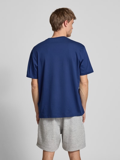 CHAMPION T-Shirt mit Logo-Stitching Modell 'ICONS' Marine 5