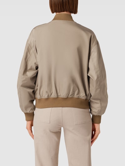 Marc O'Polo Blouson mit Label-Details Taupe 5