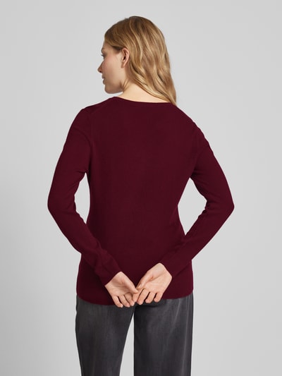 (The Mercer) N.Y. Pullover van kasjmier met ronde hals Bordeaux - 5