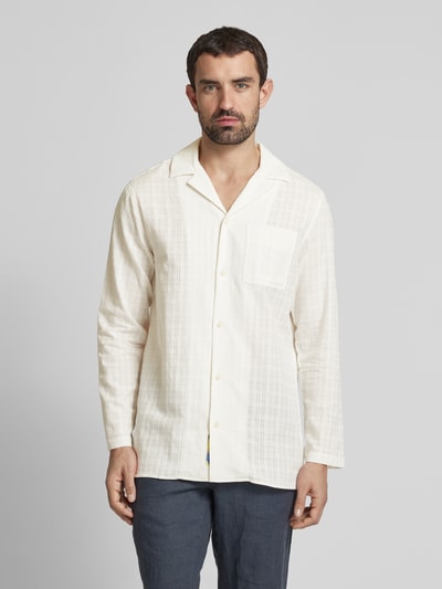 Scotch & Soda Vrijetijdsoverhemd met knoopsluiting Offwhite - 4