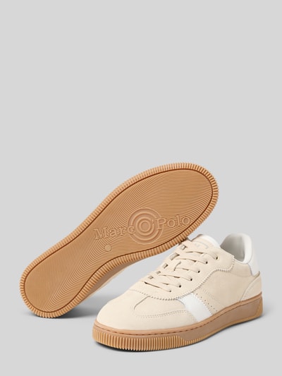 Marc O'Polo Low Top Sneaker aus echtem Leder Sand 4