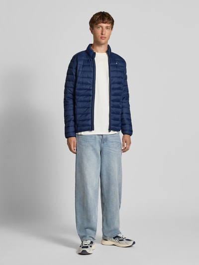 Blend Kurtka pikowana ze stójką model ‘Romsey’ Granatowy 1