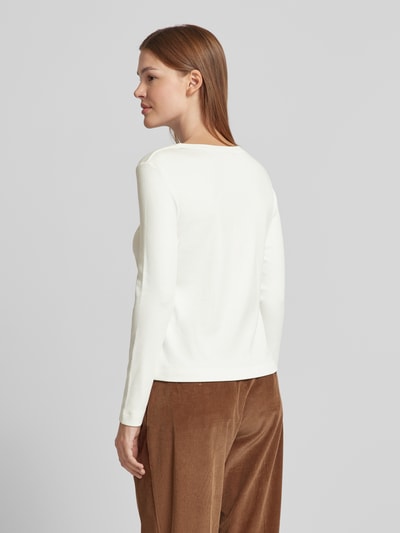 Marc Cain Longsleeve mit Rundhalsausschnitt Offwhite 5