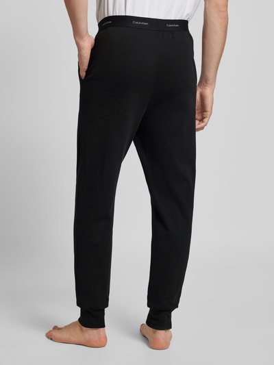 Calvin Klein Underwear Regular fit sweatpants met elastische pijpboorden Zwart - 5