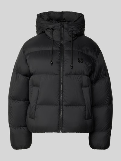 HUGO Regular Fit Daunenjacke mit Kapuze Modell 'FRANCESCA-1' Black 2