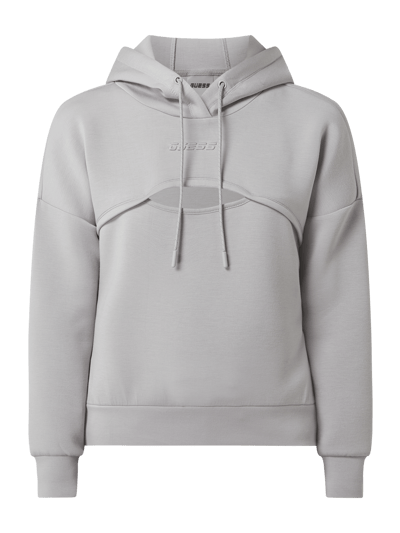 Guess Activewear Hoodie aus Scuba Modell 'Arlett' Dunkelgrau 2