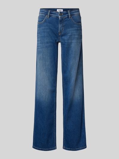 Cambio Wide leg jeans in 5-pocketmodel, model 'TESS' Blauw - 2