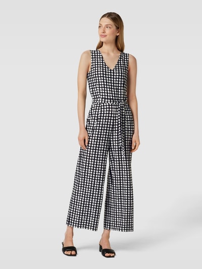 More & More Jumpsuit met all-over motief Zwart - 4