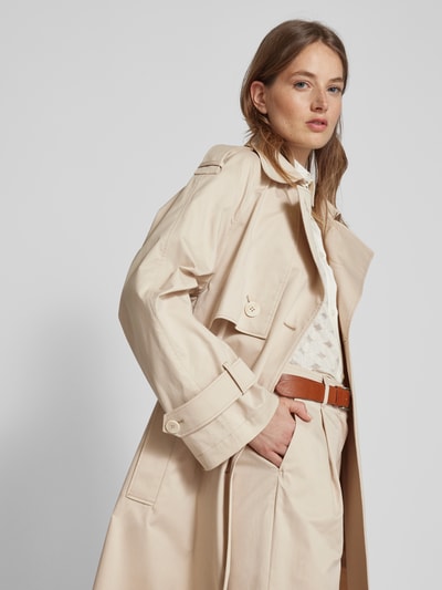 Ivy Oak Trenchcoat mit asymmetrischer Vorderseite Modell 'CORALINE' Beige 3