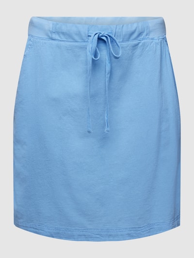 KAFFE Curve PLUS SIZE minirok met steekzakken Hemelblauw - 2