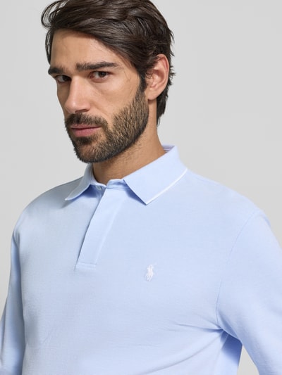 Polo Ralph Lauren Poloshirt met labelstitching Bleu - 3