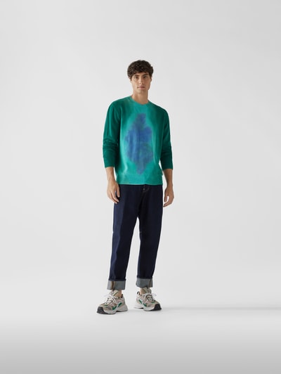 Marni Pullover mit Rundhalsausschnitt Dunkelgrün 1