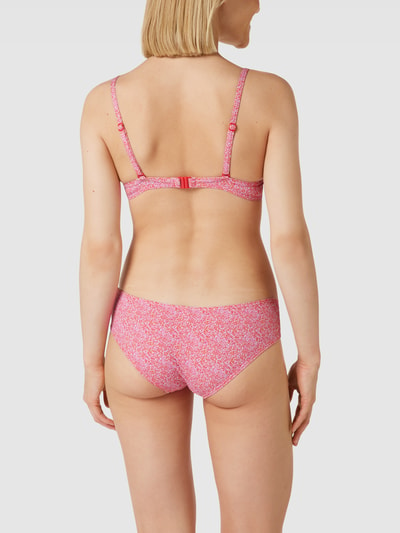 Esprit Top bikini ze wzorem na całej powierzchni model ‘KRIBI’ Mocnoróżowy 4