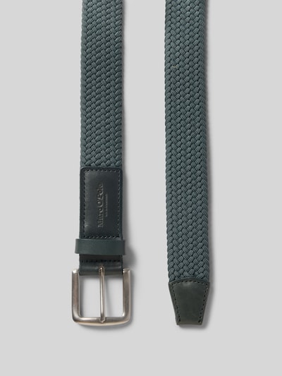 Produktfoto, Gürtel in Flechtoptik mit Dornschließe Modell 'MAX' von Marc O'Polo, Optik: Unifarben, Label-Detail, Herren Gürtel