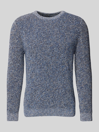 RAGMAN Strickpullover mit gerippten Abschlüssen Jeansblau 2