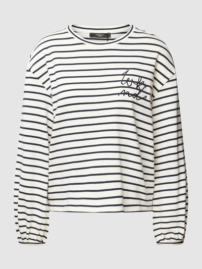 Weekend Max Mara Longsleeve mit Streifenmuster Modell 'KANSAS' Marine 2