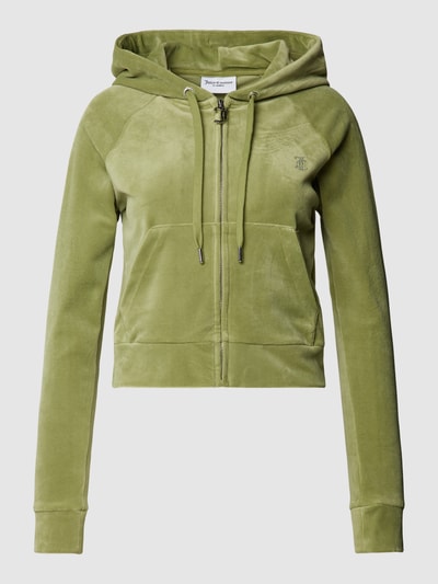 Juicy Couture Sweatjacke mit Kapuze Modell 'MADISON' Hellgruen 2