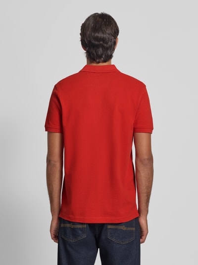 Lerros Poloshirt met labelstitching Rood - 5