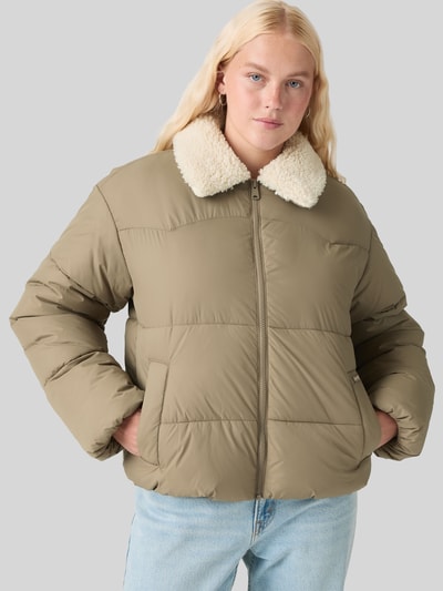 Levi's® Pufferjacke mit Sherpa-Kragen PALMER Khaki 1