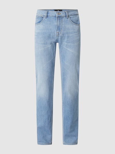 7 For All Mankind Straight Fit Jeans mit Stretch-Anteil  Hellblau 2