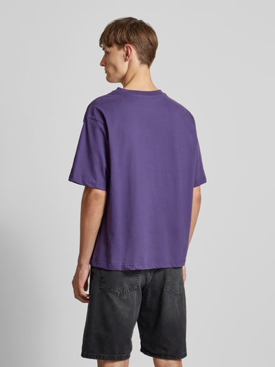 Low Lights Studios T-shirt met labelprint Violet - 5