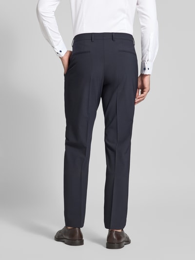 BOSS Regular Fit Anzughose aus Schurwoll-Mix Modell 'H-LEON-MM-C-NF' Blau 5