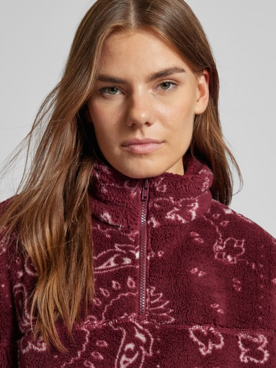 Levi's® Sweatshirt met schipperskraag, model 'CANYON' Bordeaux - 3