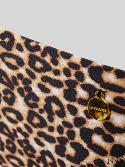Produktfoto, elastischer Material-Mix mit Allover-Animal-Print, goldfarbener Zierbesatz, Bikini mit Allover-Animal-Print Modell 'Mayumi' von LASCANA.