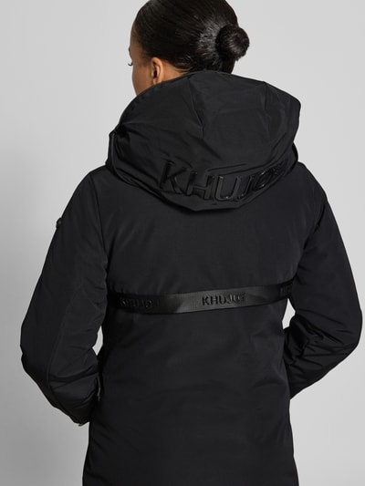 khujo Steppmantel mit Label-Details Modell 'LOFI4' Black 3