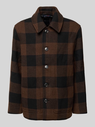 Tommy Hilfiger Oversized overhemdjack van wolmix  Zwart - 2