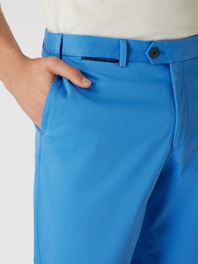 Hiltl Slim Fit Hose mit Bügelfalten Modell 'PEAKER' Royal 3