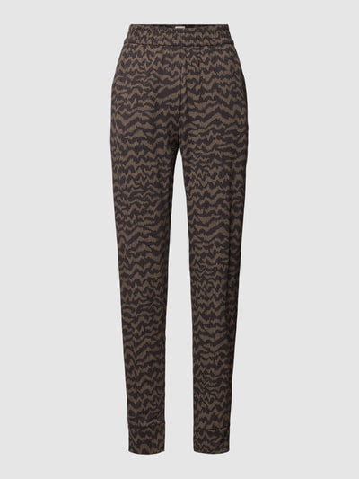 Schiesser Pyjama-Hose mit Allover-Muster Anthrazit 1