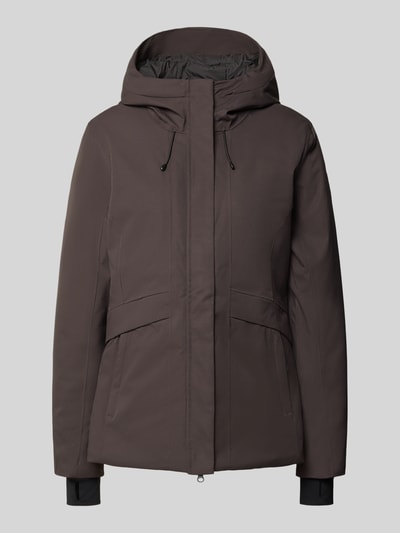 G.I.G.A. DX Regular fit jack met capuchon Donkerbruin - 1