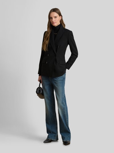 Lauren Ralph Lauren Regular Fit Longblazer aus Wolle mit Schulterpolstern Black 1
