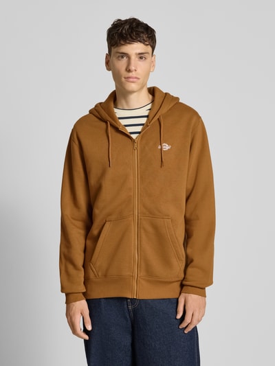 Dickies Sweatjacke mit Reißverschluss Cognac 4