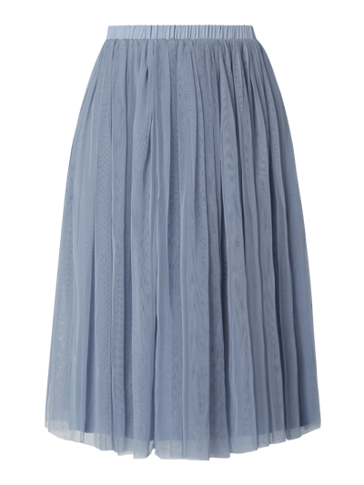 LACE & BEADS Midirok van mesh  Bleu - 2