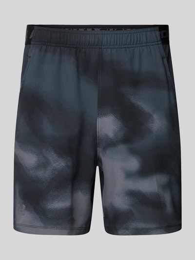 Under Armour Relaxed Fit Shorts mit elastischem Logo-Bund BLACK 2