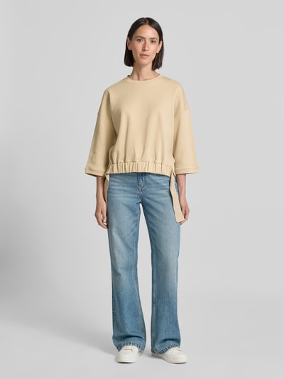 JOOP! Sweatshirt mit 3/4-Arm Modell 'CARINA' Beige 1