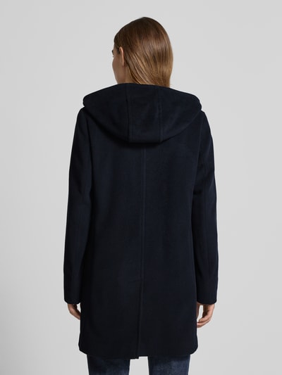 Gil Bret Regular fit lange jas van wolmix met kasjmier Donkerblauw - 5