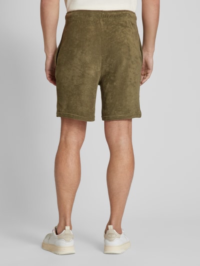 Christian Berg Men Sweatshorts mit Eingrifftaschen Khaki 5