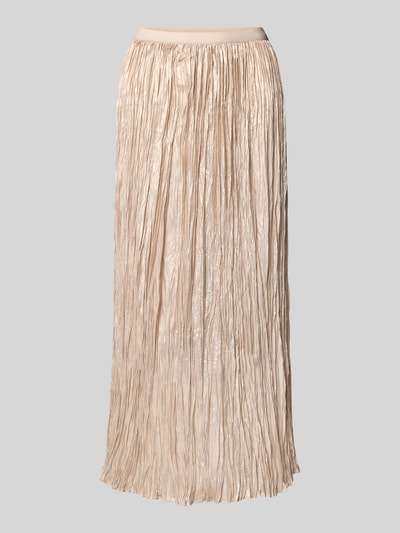 Oui Midirok met plissévouwen Goud gemêleerd - 2