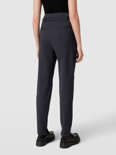 Selected Femme High waist stoffen broek met structuurmotief, model 'VIVA-GULIA' in roze online
