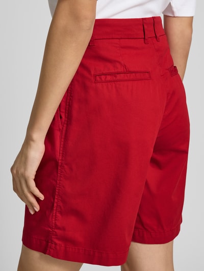 Tommy Hilfiger Relaxed Fit Chinoshorts aus Baumwoll-Mix Rot 3