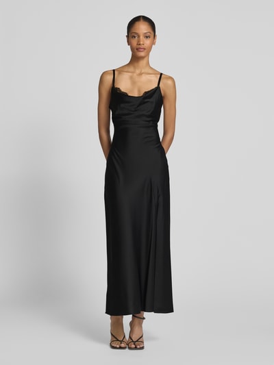 Guess Maxikleid mit Spitzenbesatz Modell 'ADLE' BLACK 4
