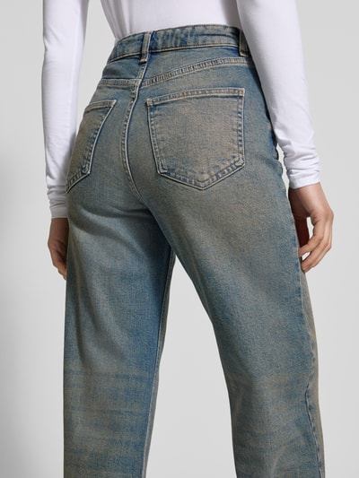 Only Relaxed Fit High Rise Jeans aus Bio-Baumwoll-Mix Modell 'JUICY' Jeansblau 3