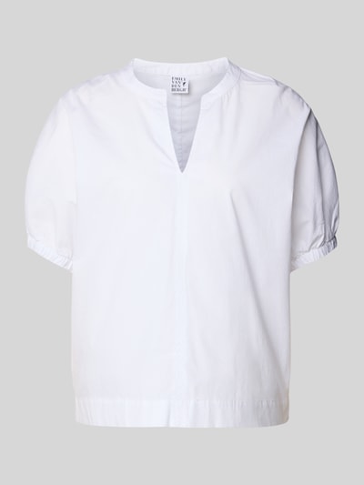 Emily Van den Bergh Blusenshirt mit elastischen Ärmelabschlüssen Offwhite 2
