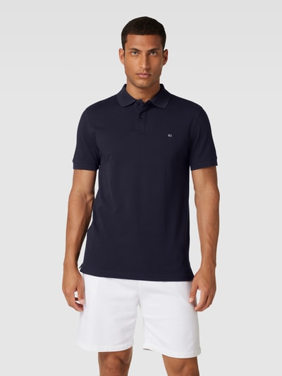 Christian Berg Men Poloshirt mit Logo-Stitching Marine 4