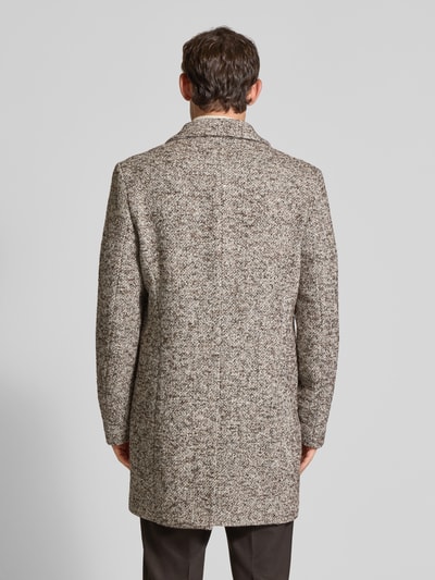 Cinque Lange jas met zijde, model 'SCOTT' Beige - 5