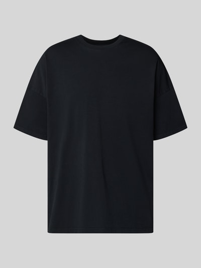 Produktfoto, T-Shirt mit Rundhalsausschnitt Modell 'FIZVALLEY' von American Vintage aus reiner Baumwolle, locker geschnitten, schwarze Farbe