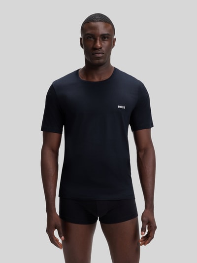 BOSS T-Shirt-Set mit Logo-Schriftzug im 3er-Pack Rot 3